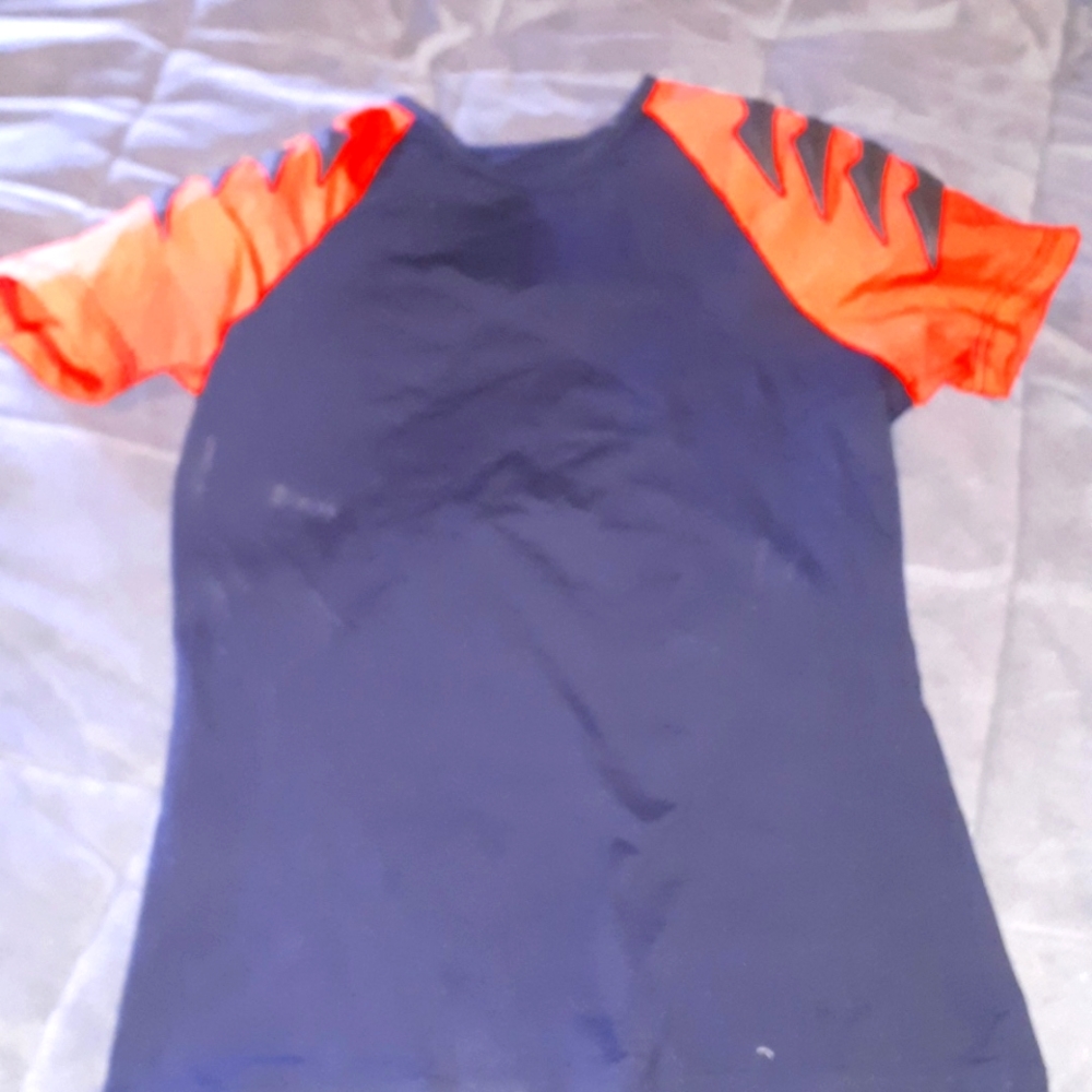 Cyberdog Short Sleeved Shirt with Appliques on the Shoulders